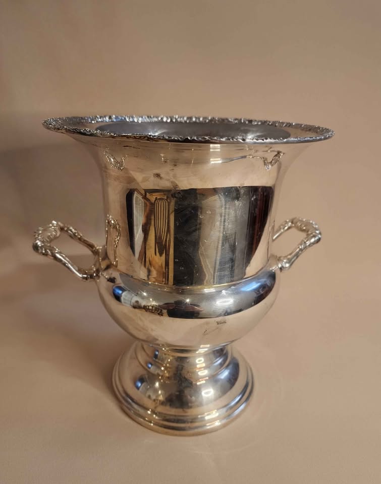 Vintage Silver-plated Champagne Chiller and Wine Cooler
